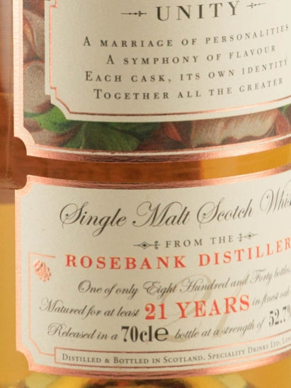 Rosebank 21 Year Old Unity