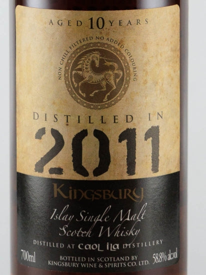 Kingsbury Gold Caol Ila 10 Year Old 2011