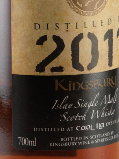 Kingsbury Gold Caol Ila 10 Year Old 2011