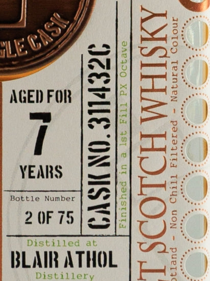 The Single Cask Blair Athol 7 Year Old 2013