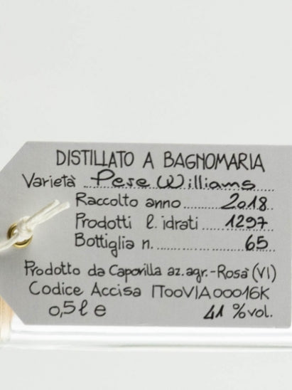 Capovilla Fruit Brandy Pear 2018