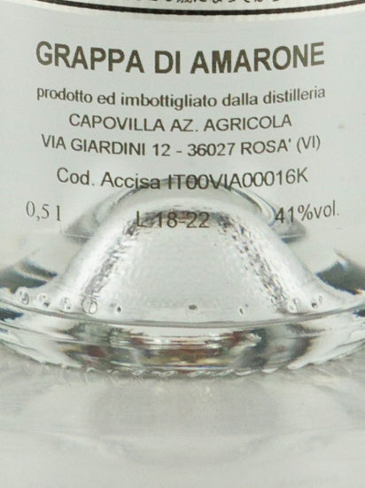Capovilla Grappa Amarone 2009