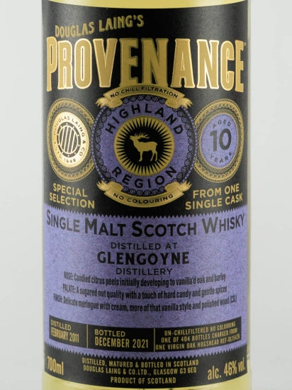 Provenance Glengoyne 10 Year Old 2011