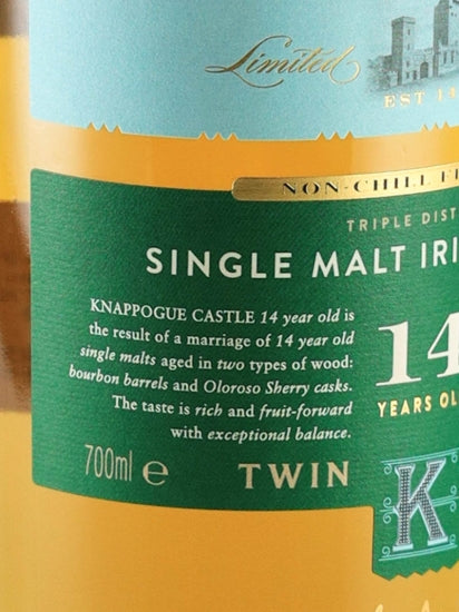 Knappogue Castle 14 Year Old