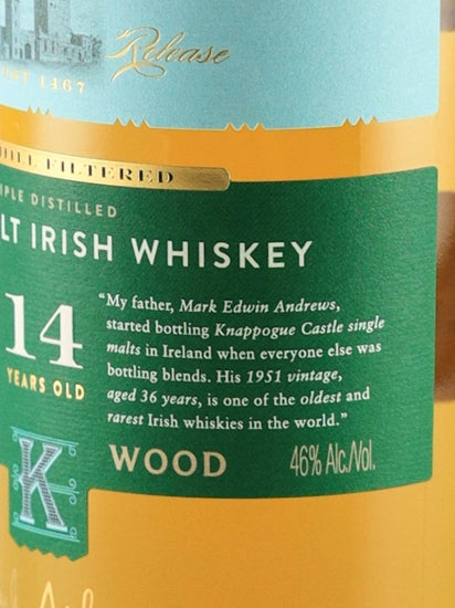 Knappogue Castle 14 Year Old