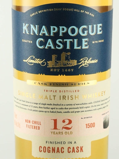 Knappogue Castle 12 Year Old Cognac Cask