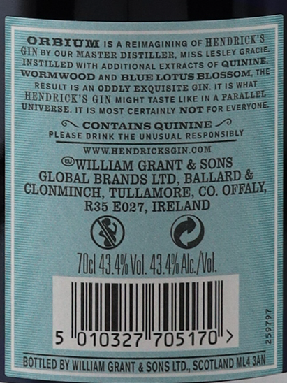 Hendrick's Orbium gin
