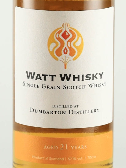 Watt Whisky Dumbarton 21 Year Old 2000
