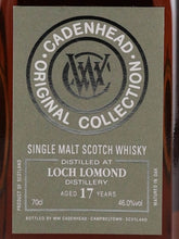 Load image into Gallery viewer, Cadenhead Original Collection Loch Lomond 17 Years