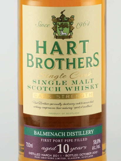 Hart Brothers Finest Collection Balmenach 10 Years 2011