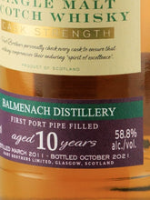 Load image into Gallery viewer, Hart Brothers Finest Collection Balmenach 10 Years 2011