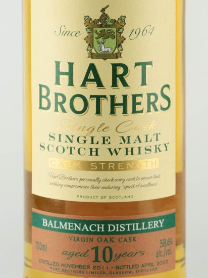 Hart Brothers Finest Collection Balmenach 10 Years 2011