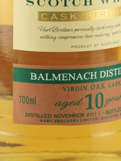 Hart Brothers Finest Collection Balmenach 10 Years 2011