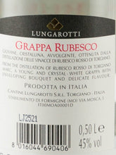 Load image into Gallery viewer, Lungarotti Grappa di Rubesco