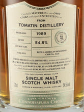 Load image into Gallery viewer, Connoisseur's Choice Cask Strength Tomatin 32 Years 1989