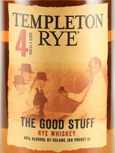 Load image into Gallery viewer, Templeton Rye 4 Years 1L Old Bottle