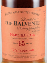 Load image into Gallery viewer, Balvenie 15 Years Madeira Cask