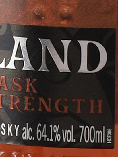 Highland Park Cask Strength No.3 64.1% [Authorized Import]