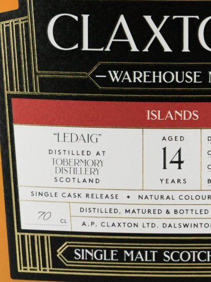 Claxton's Ledaig 14 Years 2008