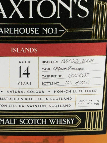 Claxton's Ledaig 14 Years 2008