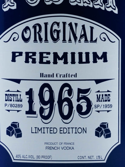 Casa Maestri Vodka Flask Bottle 1.75L