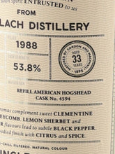 Load image into Gallery viewer, Connoisseur's Choice Cask Strength Mortlach 33 Years 1988