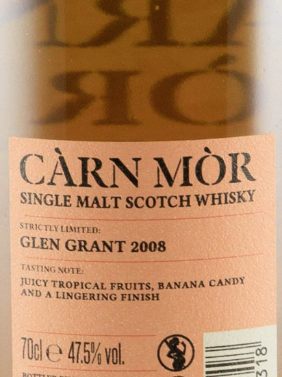 Carn Mor Strictly Limited Glen Grant 13 Year Old 2008 47.5% - image 4
