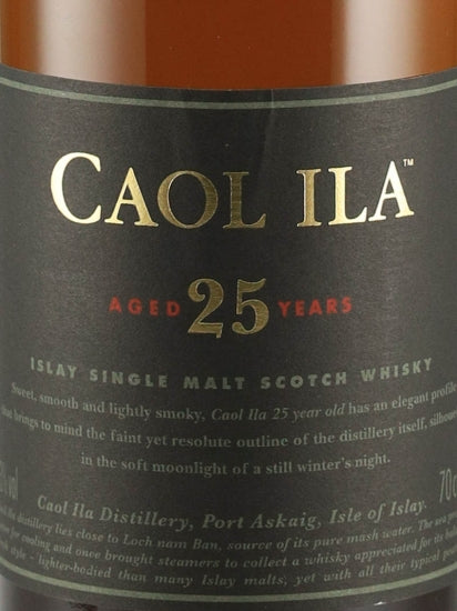 Caol ila 25 years [Authorized Import]