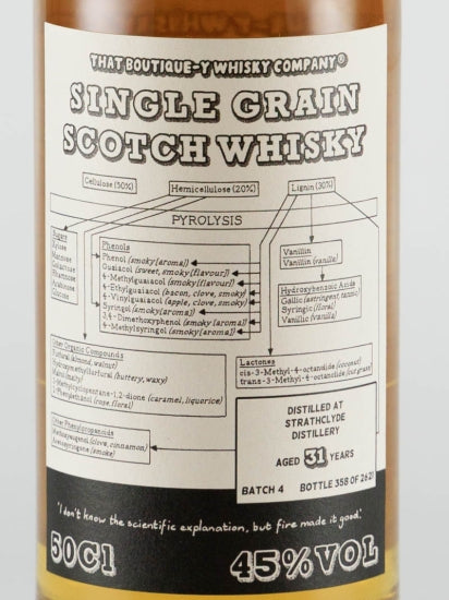 Boutique Whisky Strathclyde 31 Years Batch 4