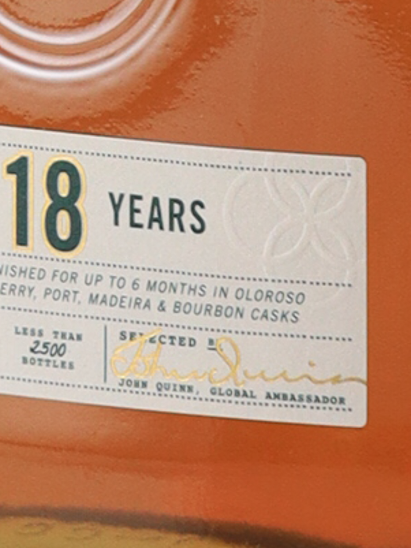Tullamore D.E.W. 18 Years
