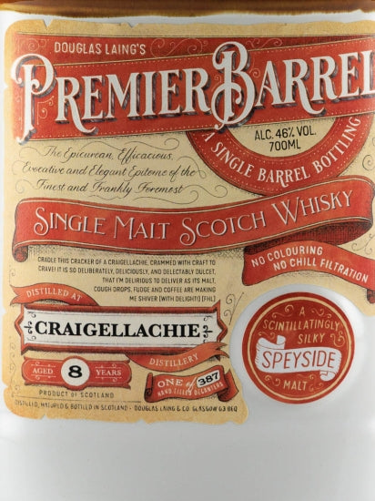 Premiere Barrel Craigellachie 8 Years
