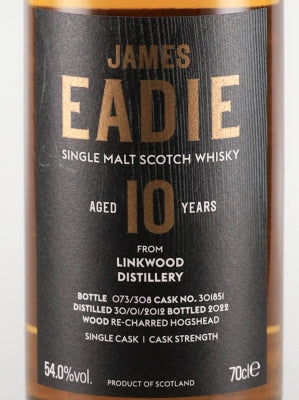James Eadie Linkwood 10 Years 2012