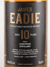 Load image into Gallery viewer, James Eadie Linkwood 10 Years 2012