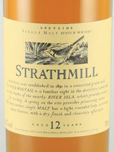 Load image into Gallery viewer, Strathmill 12 Years Old Label 2019 Release Lot 9323