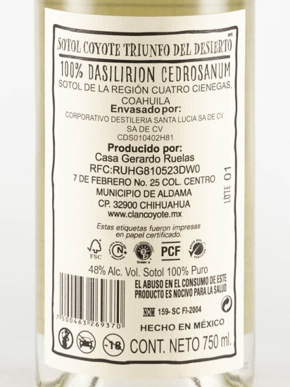 Sotol Coyote Coahuila