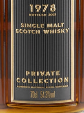 Load image into Gallery viewer, Private Collection Glenlivet 1978/2021