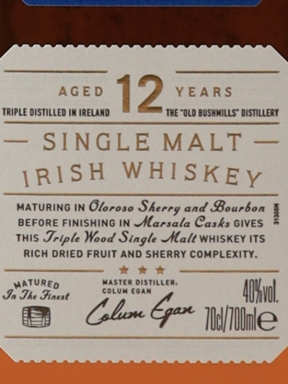Bushmills Single Malt 12 Years