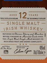 Load image into Gallery viewer, Bushmills Single Malt 12 Years