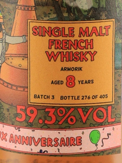 Boutique Whisky Armorik 8 Years Batch 3