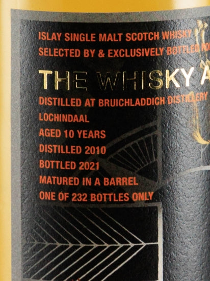 The Whisky Agency Bruichladdich 10 Years 2010
