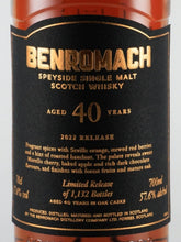 Load image into Gallery viewer, Benromach 40 Years