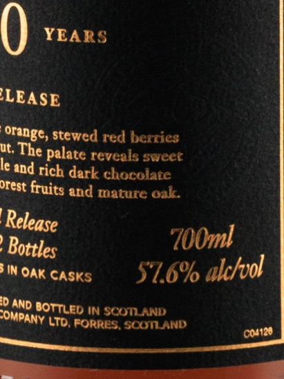 Benromach 40 Years
