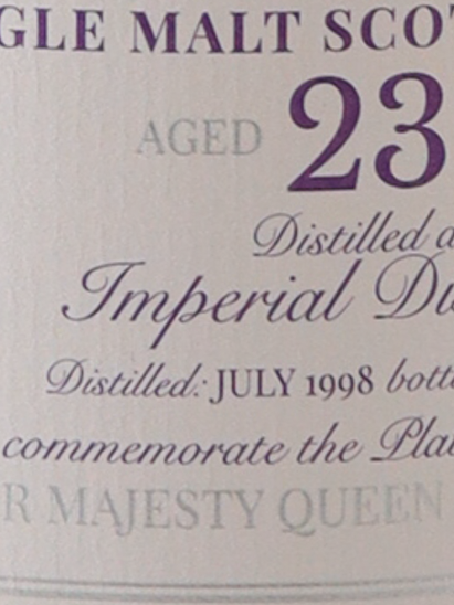 Old & Rare Imperial 23 Years 1998