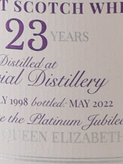 Old & Rare Imperial 23 Years 1998