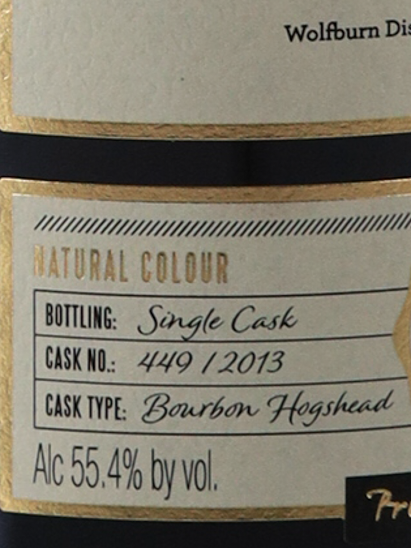 Dan Edan Wolfburn Single Cask 2013
