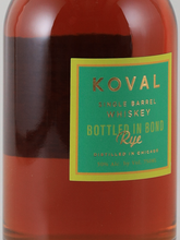 Load image into Gallery viewer, Koval Single Barrel Rye Bottled in Bond