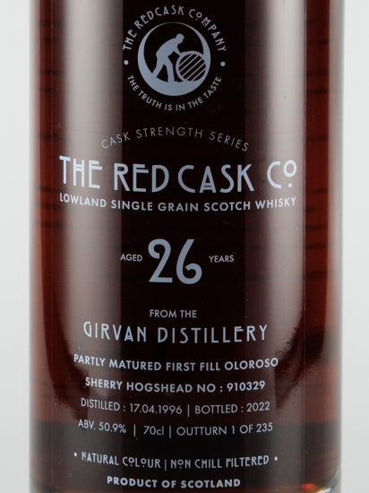 The Red Cask Company Girvan 26 Year Old 1996 50.9% - image 2