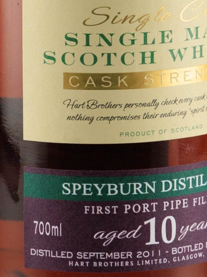 Hart Brothers Finest Collection Speyburn 10 Years 2011