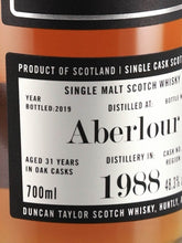 Load image into Gallery viewer, Duncan Taylor Premium Octave Aberlour 31 Years 1988