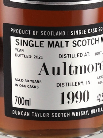 Duncan Taylor Premium Octave Aultmore 30 Years 1990